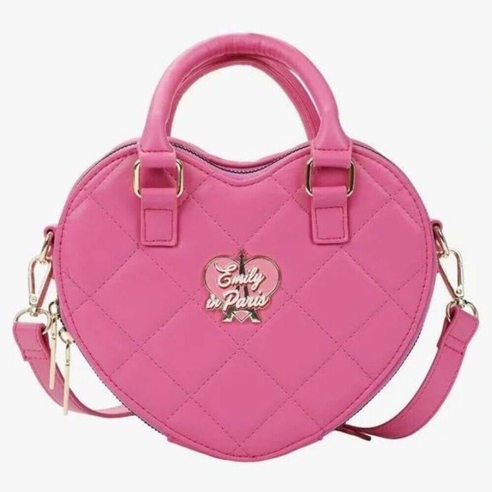 Emily In Paris Heart Shaped Crossbody BAG    NWT